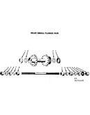 Rear small flange hub