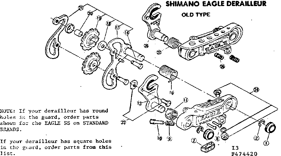 Shimano eagle derailleur