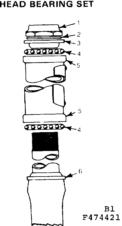 Head bearing set