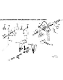 Caliper handbrake replacement parts-dia-compe