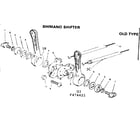 Sears 502474421 shimano shifter old type diagram