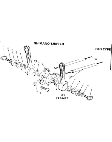 Shimano shifter old type