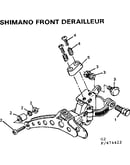 Shimano front derailleur