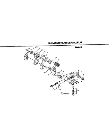 Shimano rear derailleur-eagle ii