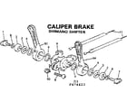 Sears 502474423 caliper brake/shimano shifter diagram