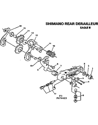 Shimano rear derailleur