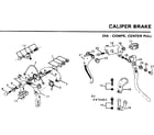 Sears 502474461 caliper brake diagram