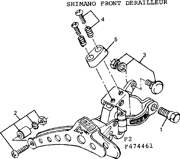 Shimano front derailleur