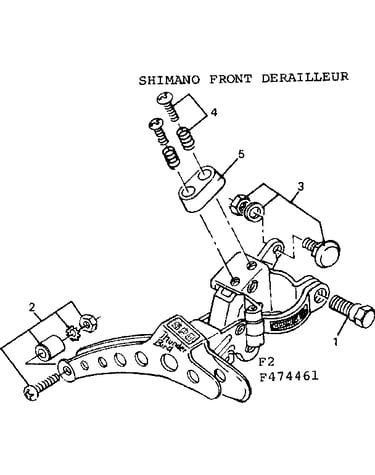 Shimano front derailleur