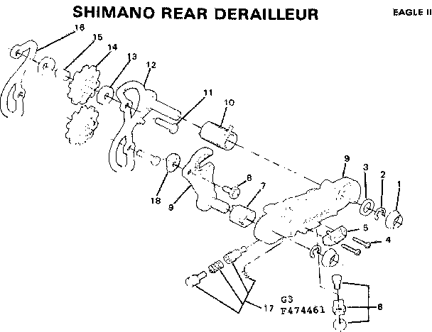 Shimano rear derailleur