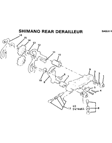 Shimano rear derailleur