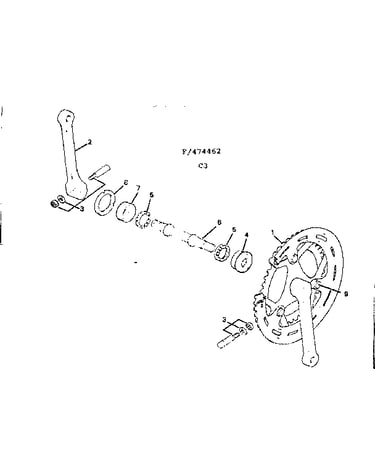 Double chain wheel