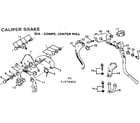 Sears 502474462 caliper brake diagram