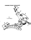 Shimano front derailleur