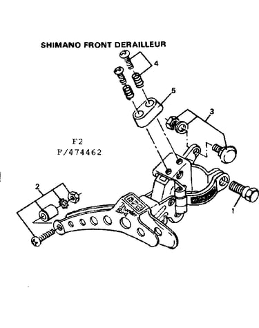 Shimano front derailleur