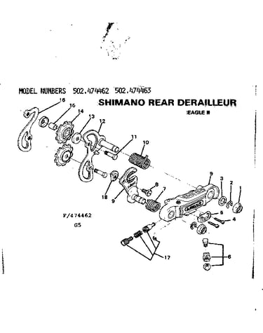 Shimano rear derailleur
