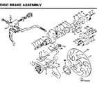 Sears 502474490 disc brake assembly diagram