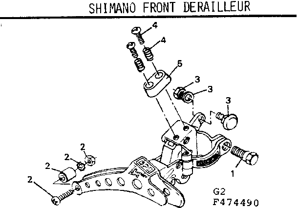 Shimano front derailleur