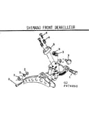 Shimano front derailleur