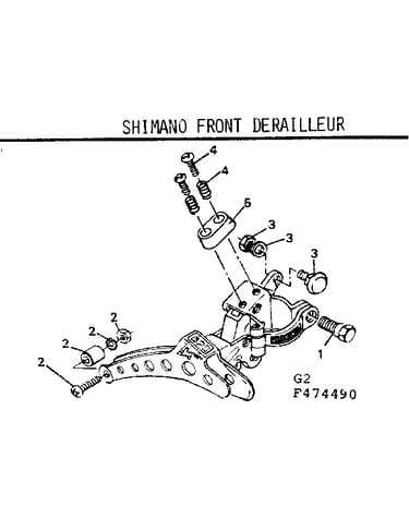 Shimano front derailleur