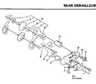 Sears 502474490 rear derailleur diagram