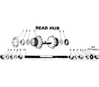 Sears 502474491 rear hub diagram