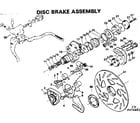 Sears 502474491 disc brake assembly diagram