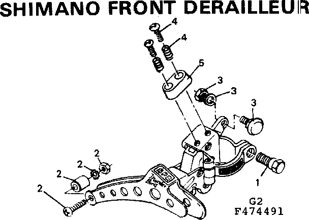 Shimano front derailleur