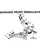 Shimano front derailleur