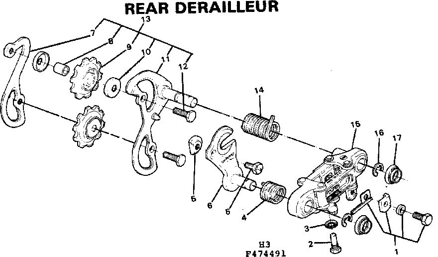 Rear derailleur