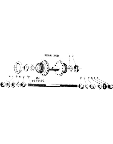 Rear hub