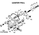 Sears 502474492 caliper brake diagram