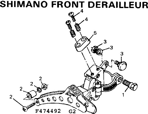 Shimano front derailleur