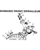 Shimano front derailleur
