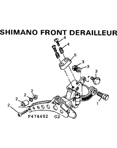 Shimano front derailleur