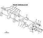 Sears 502474492 rear derailleur diagram