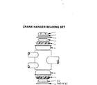 Sears 502474711 crank hanger bearing set diagram