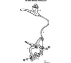 Sears 502474511 caliper brake diagram