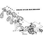 Sears 502474512 shimano skylark rear derailleur diagram