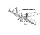 Sears 502474512 shimano shifter diagram
