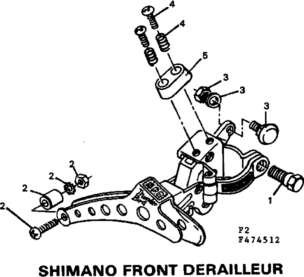 Shimano front derailleur