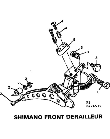 Shimano front derailleur