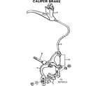 Sears 502474513 caliper brake diagram