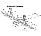 Sears 502474513 shimano shifter diagram