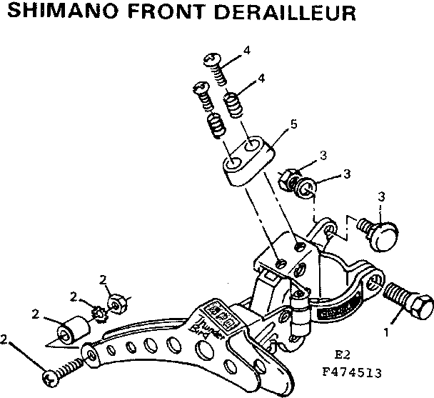 Shimano front derailleur