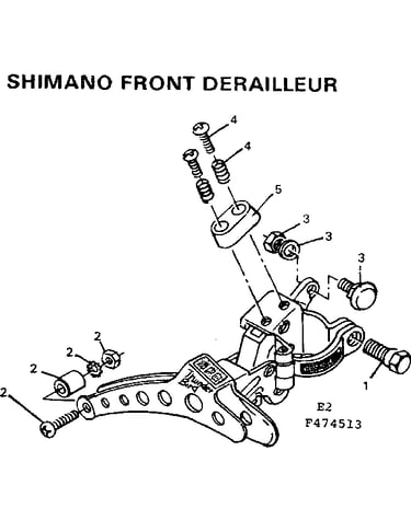 Shimano front derailleur