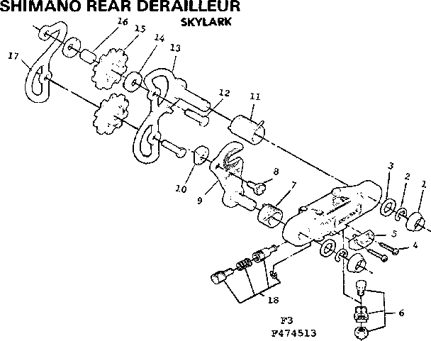 Shimano rear derailleur