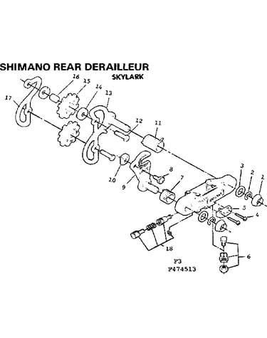 Shimano rear derailleur