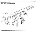 Sears 502474671 side pull caliper brake diagram