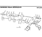 Sears 502474671 shimano rear derailleur diagram